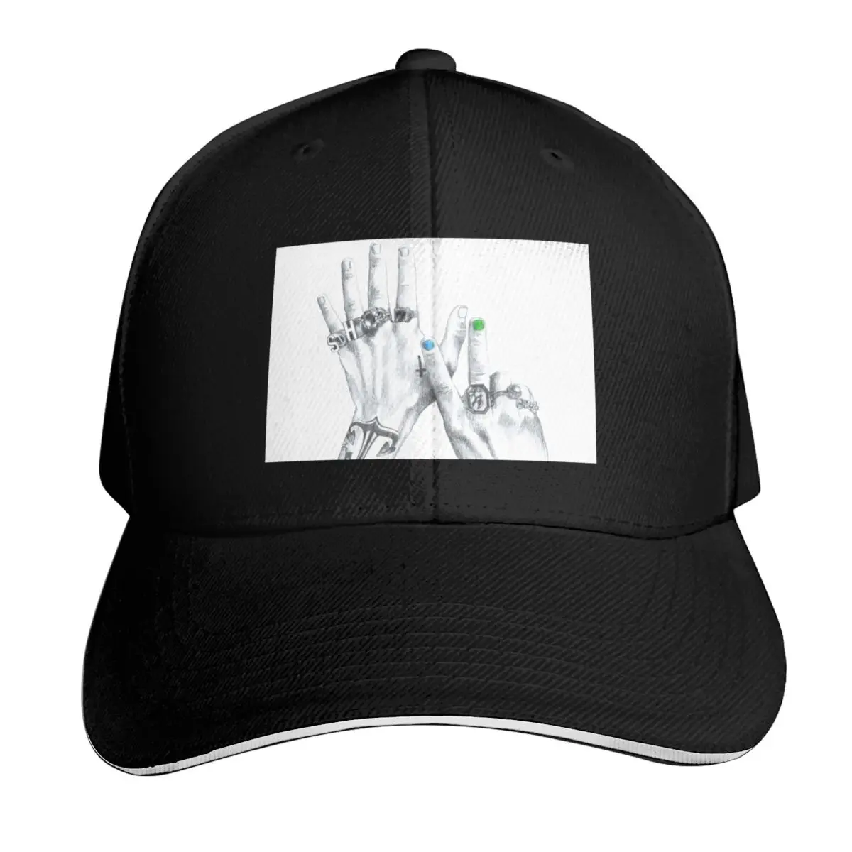 Gorra de béisbol Darkest Larrie II (azul y verde), gorra de marca para hombre, gorra de fiesta de espuma, protección UV, gorra solar, gorra Wild Ball para hombre y mujer