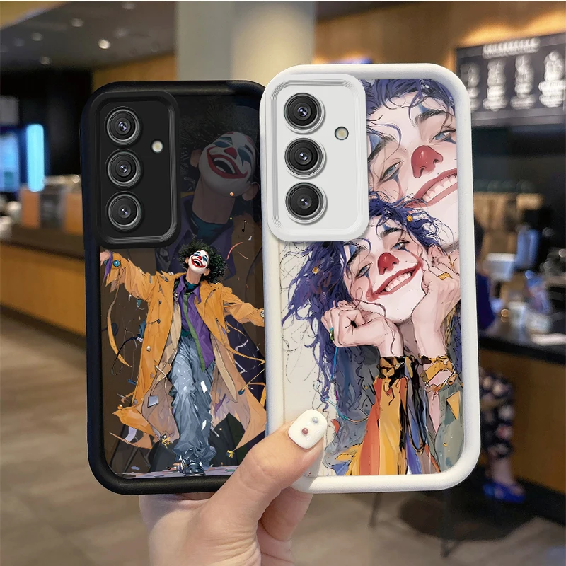 DC Anime Insane J-Joker Phone Case For Samsung Galaxy S24 S23 S22 S21Ultra Plus S23 S21 S20 FE Fashion Phone Case Silicone Cover