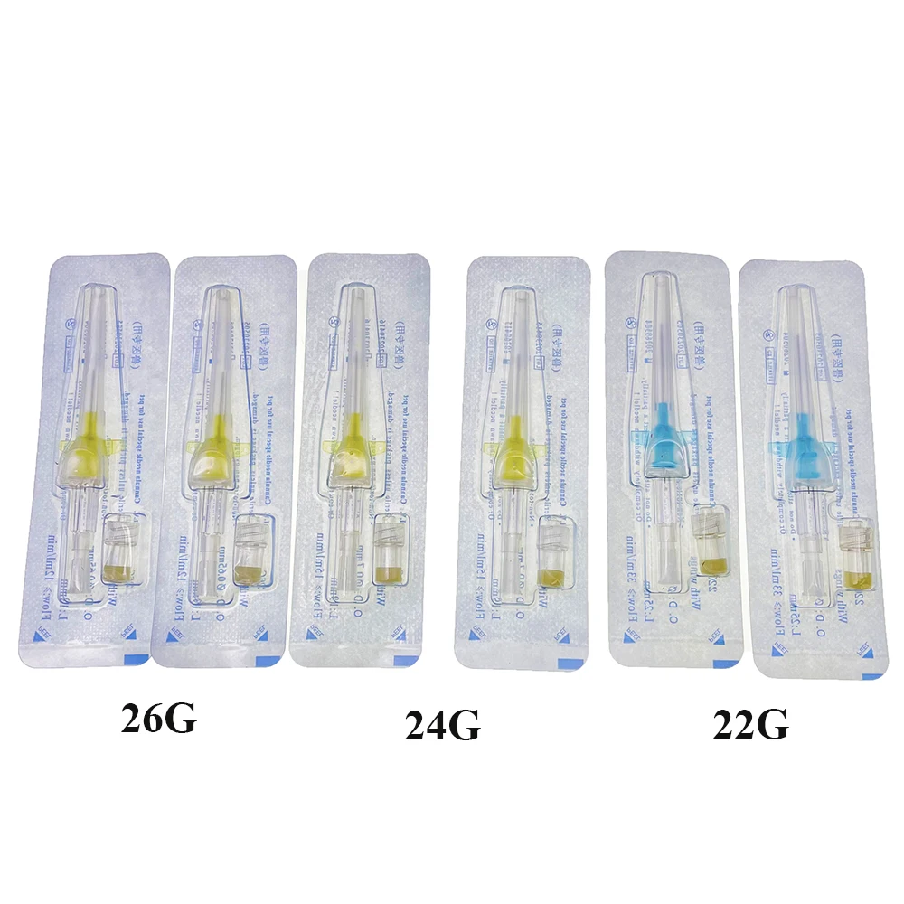 Pet Cat Dog Animals IV Cannulas With Heparin Cap Introcan Winged Sheath Place An Catheter Access Indwelling In Vein Disposable