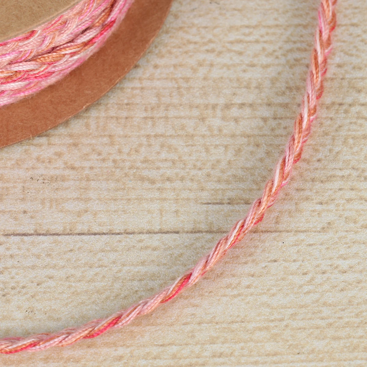 

Braided Rope Headdress Cotton Twine Ribbon Flat Color Macrame Cord Woven Material