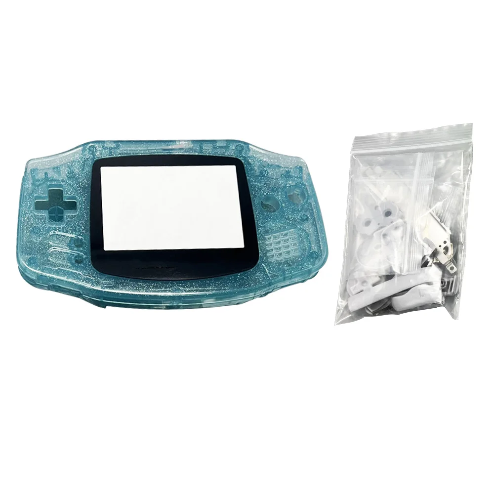 High Quality Original Size Housing Shell For GameBoy Advance GBA IPS LCD And Original Screen With Glass Screen Lens Buttons