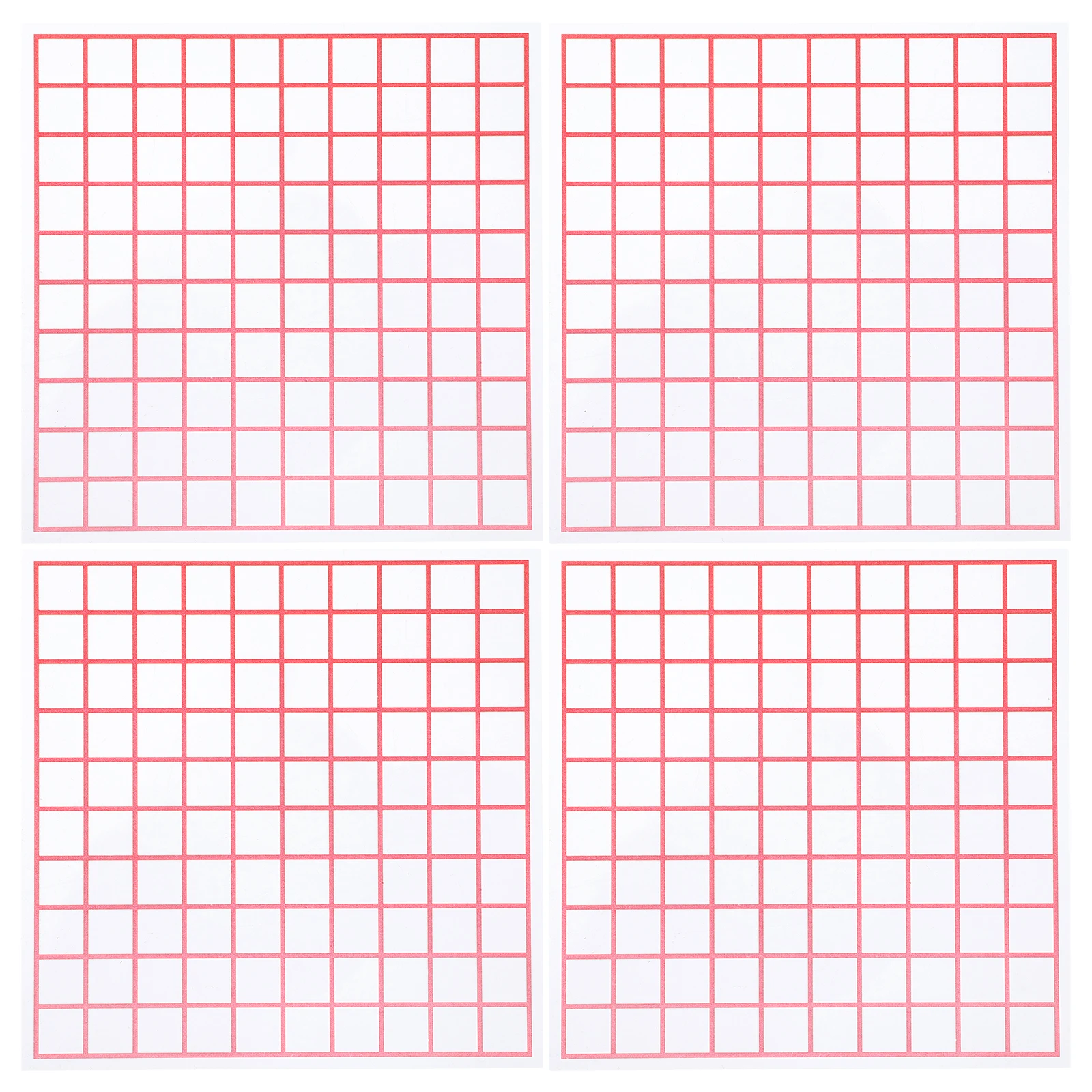 

10pcs Measurer Plastic Square Grid Plates Math Teaching Toys Educational Devices Square Grid Plates Lightweight Math Education