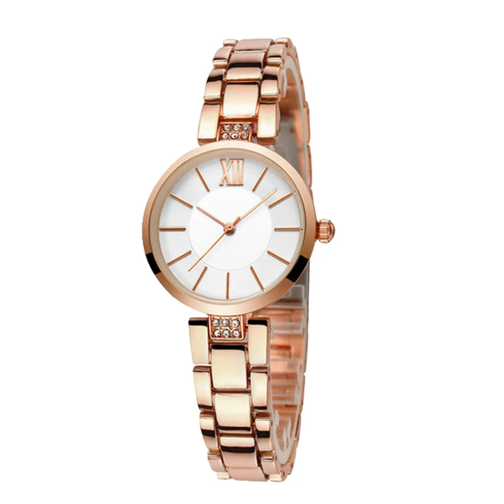 

1Pcs Women Quartz Watch Golden Fashion Casual Wristwatch Student Comfortable Waterproof Women Watch Fashion Wristwatch