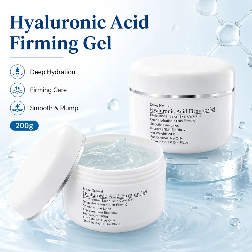 Hyaluronic Acid Firming Facial Serum Gel Anti-Aging Anti-Wrinkle Replenishment Fresh Elastic Skin Lift Fine Lines Remove 200g
