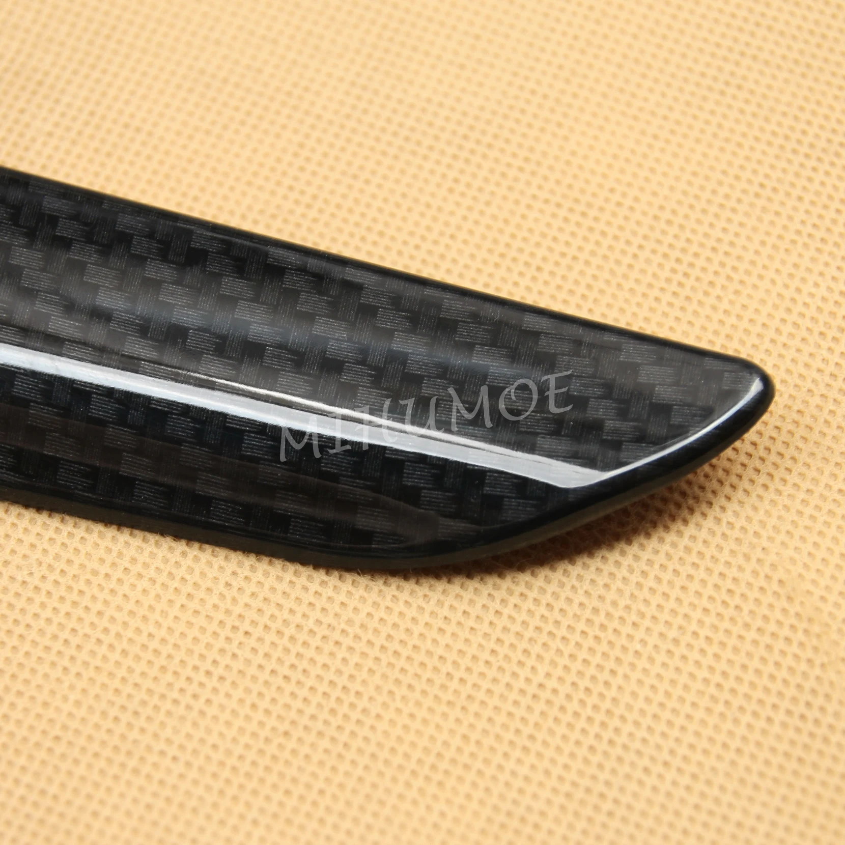 Carbon Fiber Car Front Rear Left Right Interior Door Handles Surrounds Cover For Mazda CX-5 KF 2017-2024 Accessories