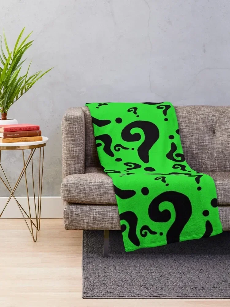 The Riddler Throw Blanket blankets ands Bed linens Blankets