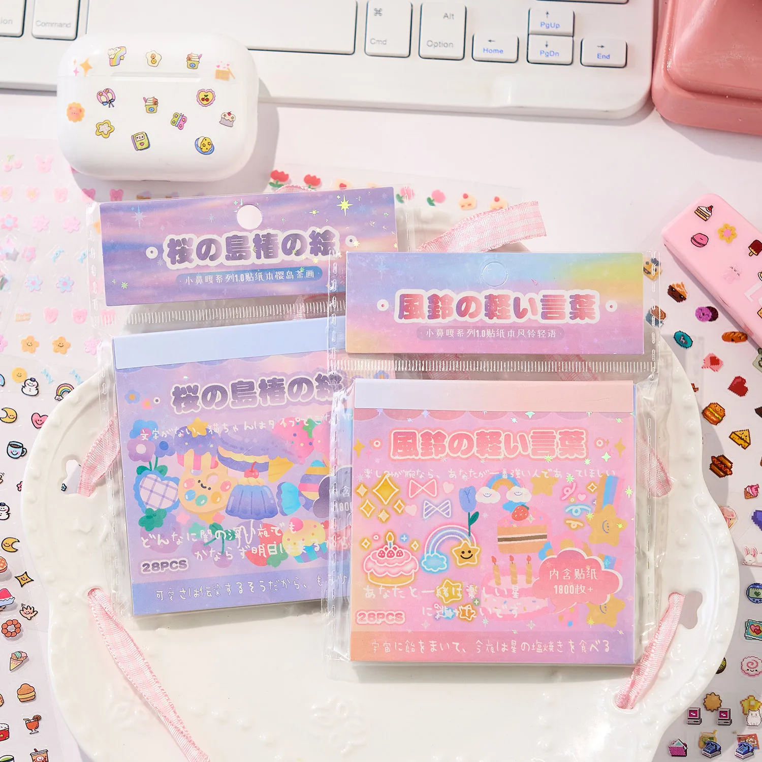 JCAC 28pcs/bag PET Film Stickers: “Xiao Bi Ga” Series, Volume 1 – Mini Nail Stickers, Cartoon Decals, and Decorative Stickers