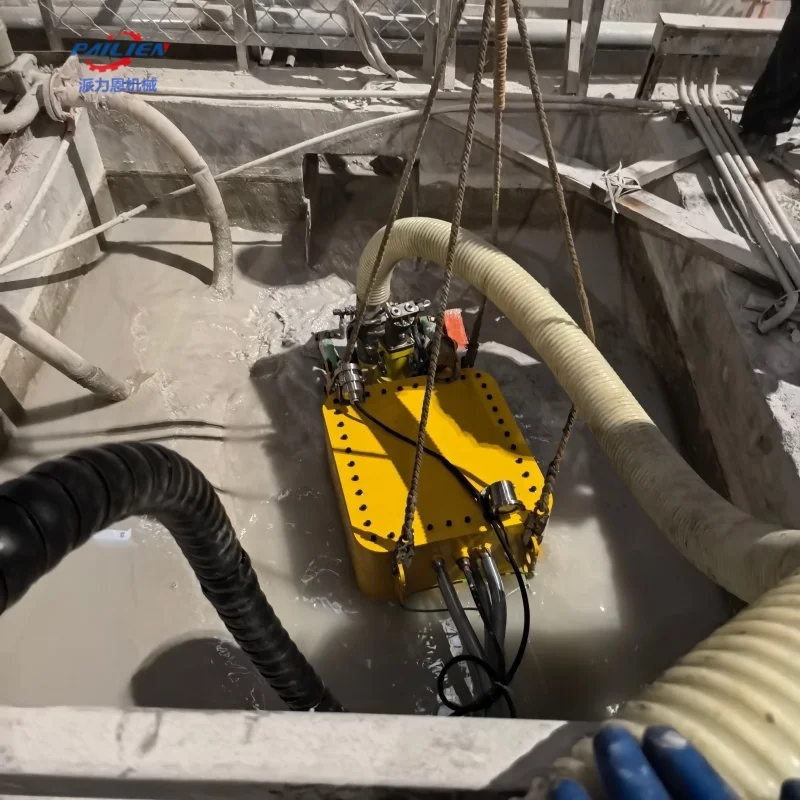 Submersible Pond Silt Remover Underwater Silt Municipal Pipeline Desilting Robot