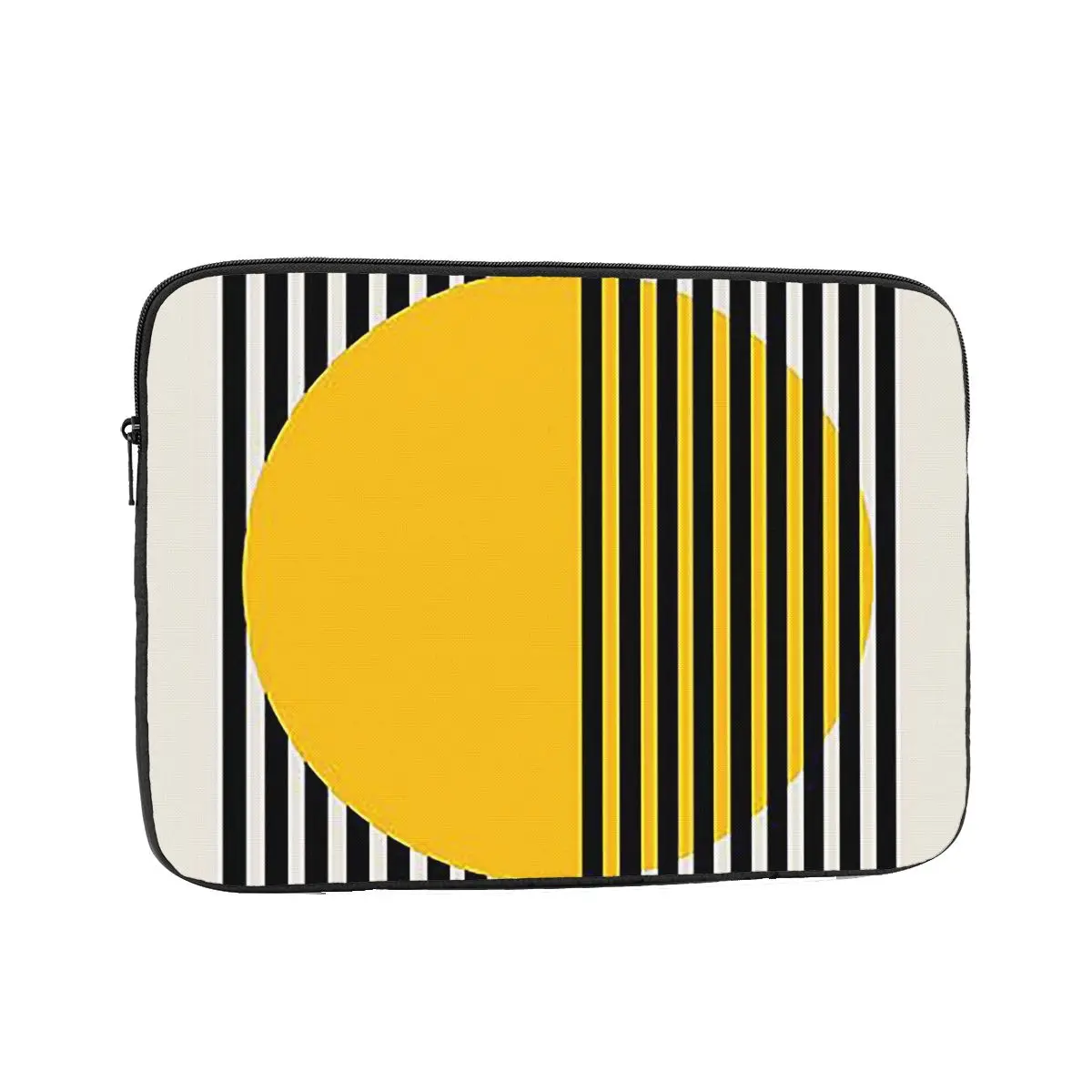 Wall Art Yellow Circle Wall Dec Notebook Laptop Bag Case Pouch10 12 13 15 17Inch For Macbook Air Pro Tablet Shockproof Case Bag