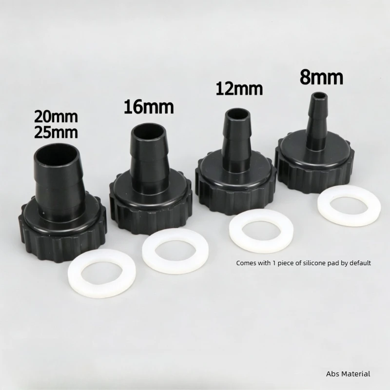 Plastic Female Thread Straight Hose Barb Fitting G3/4 Internal Thread Hose Nipple Water Pipe Aquarium Filter Adapter Connector