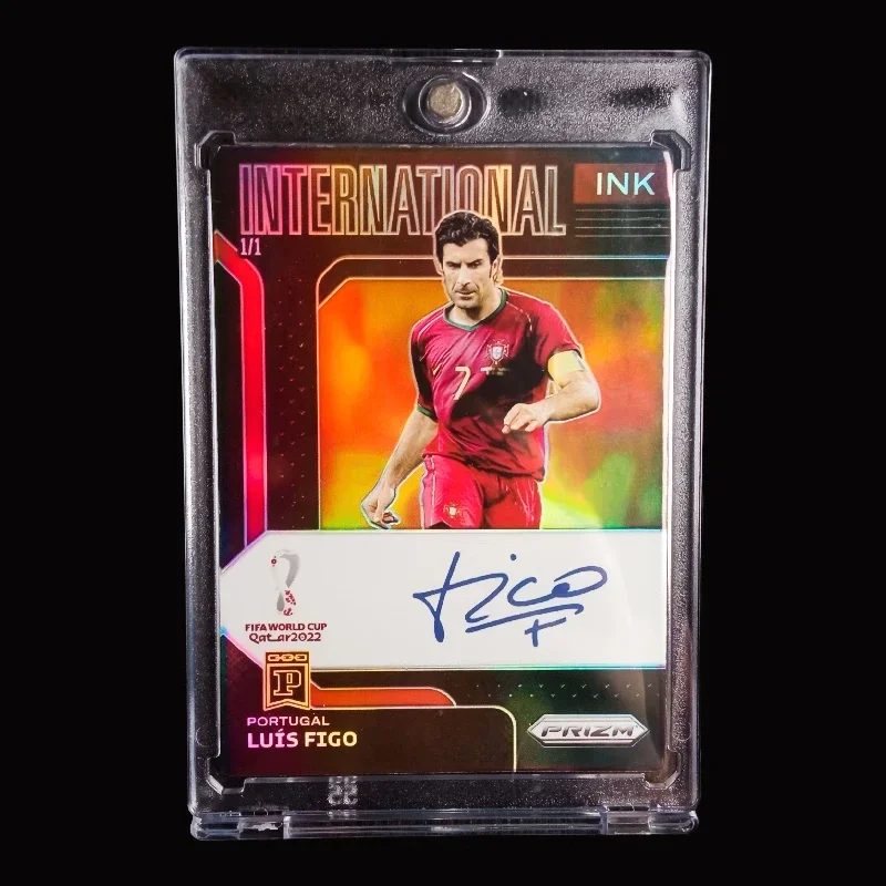 Panini homemade star cards Rodrigo Figo Vinicius Modric Ramos Kane Signed collectible card bricks for the holidays Refraction