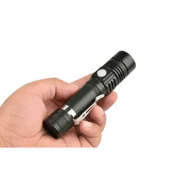 Portable Mini COB LED Flashlight USB Rechargeable High Power 18650Battery Lantern Waterproof Torch Camping Bicycle Lamp