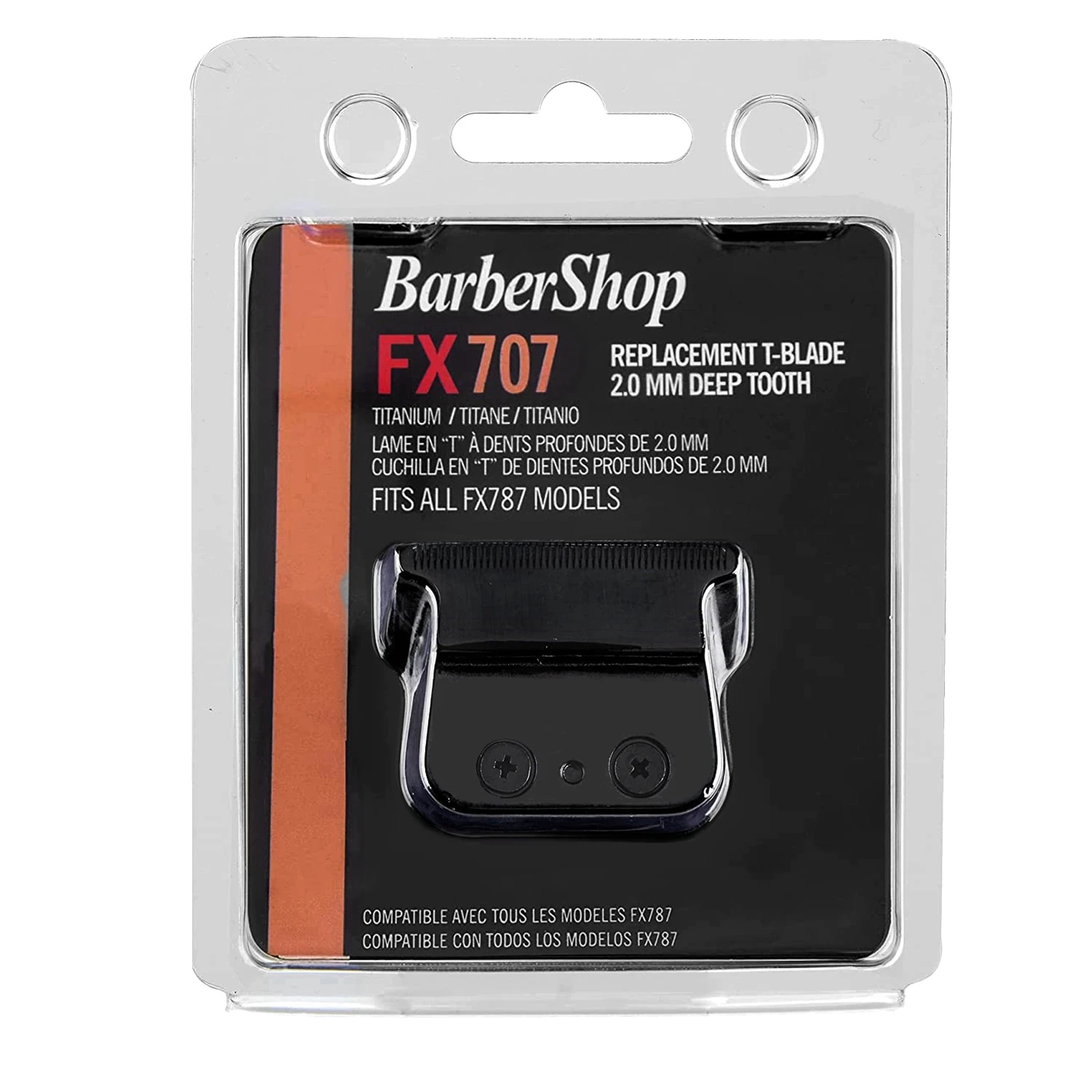 المهنية استبدال التيتانيوم شفرة مجموعة ل BaBylissPRO Barberology FX787 و FX726 ، يناسب جميع FX787 و FX726 نماذج ، أسود