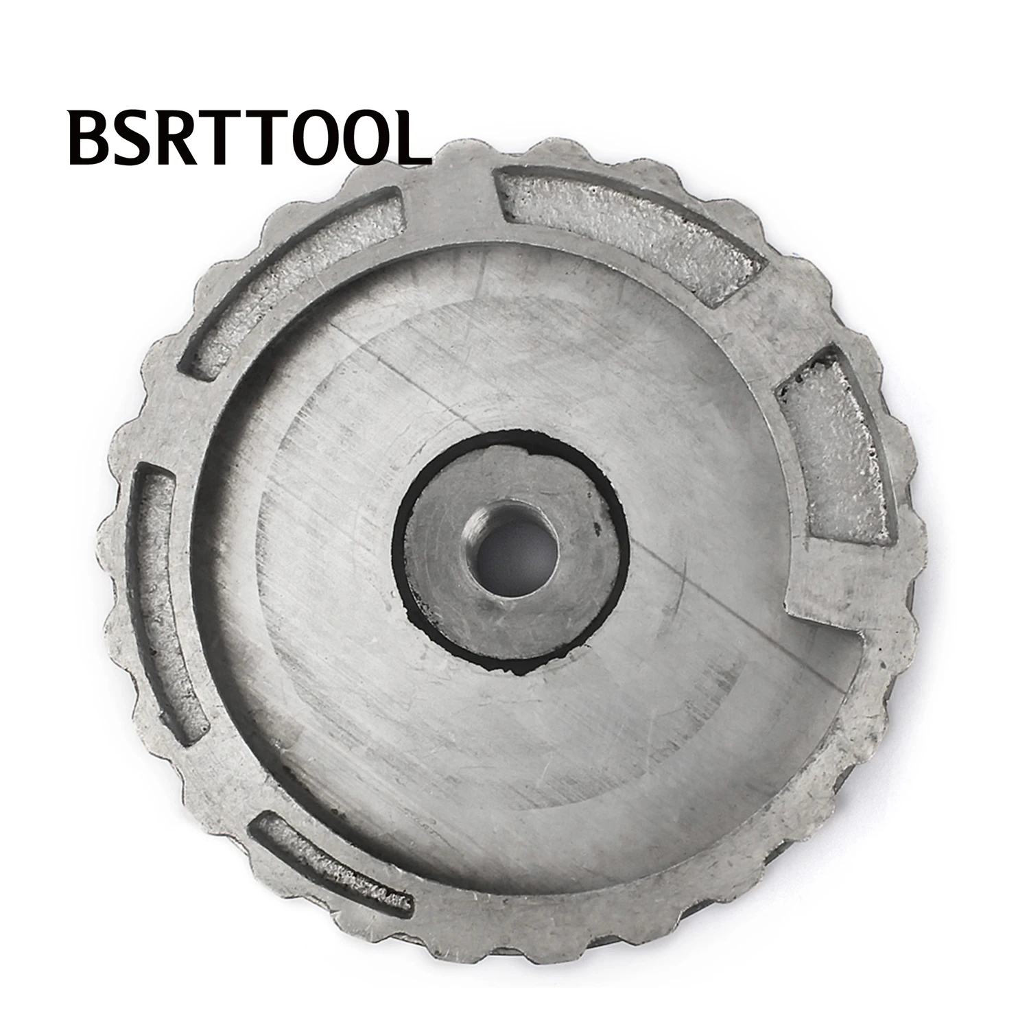 BSRTTOOL 5 Inch Snail Adapter Lock Backer Pad For Diamond Edge Polishing Pad Back-Up Holder  M14 5-8-11Thread