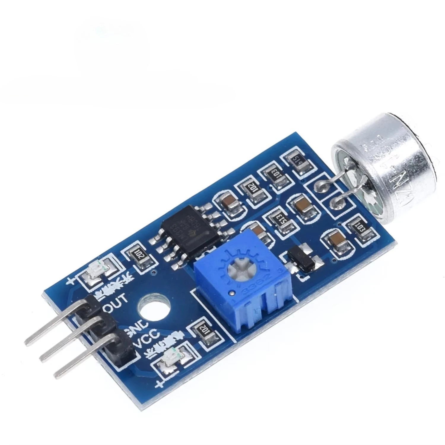 1/3PCS voice detection sensor module sound control switch outputs high and low levels