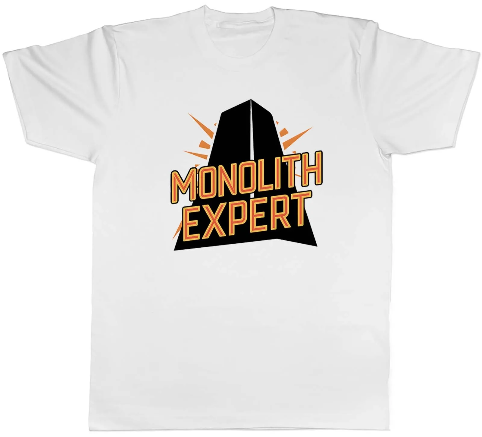 Monolith Expert Mens T-Shirt Geology Ancient Rock Stone Tee Gift