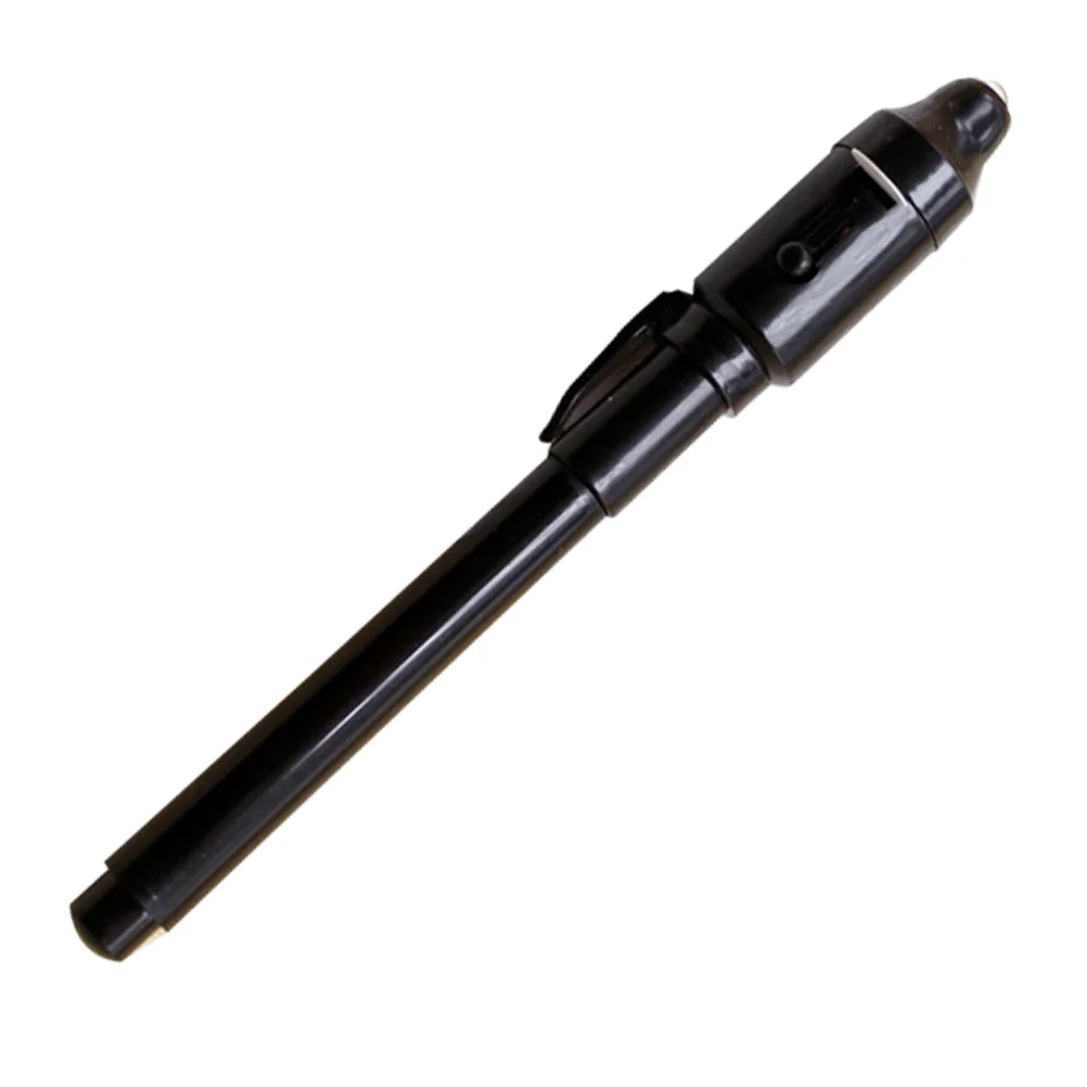 Invisible Ink Pen Pen with Built in Marker for Drawing Secret Message Writing Currency Checking Kids Game Party (Black)