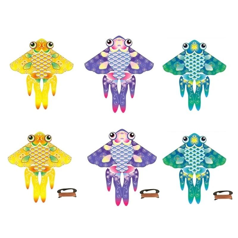 الطائرات الورقية لعبة الكرتون الطائرات الورقية الأسماك الطائرات الورقية تحلق لعبة للطفل الطائرات الورقية الصينية لعبة للهواء