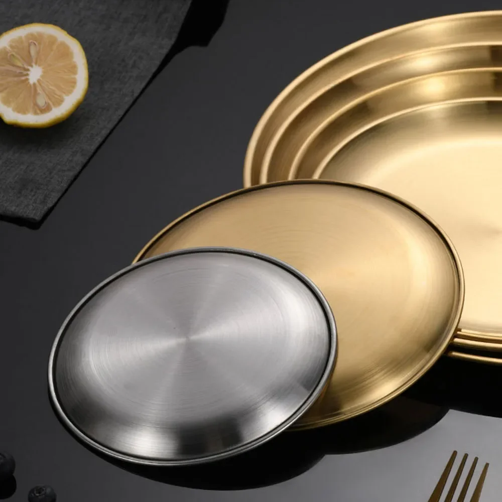 Stainless Steel Plate Set 6