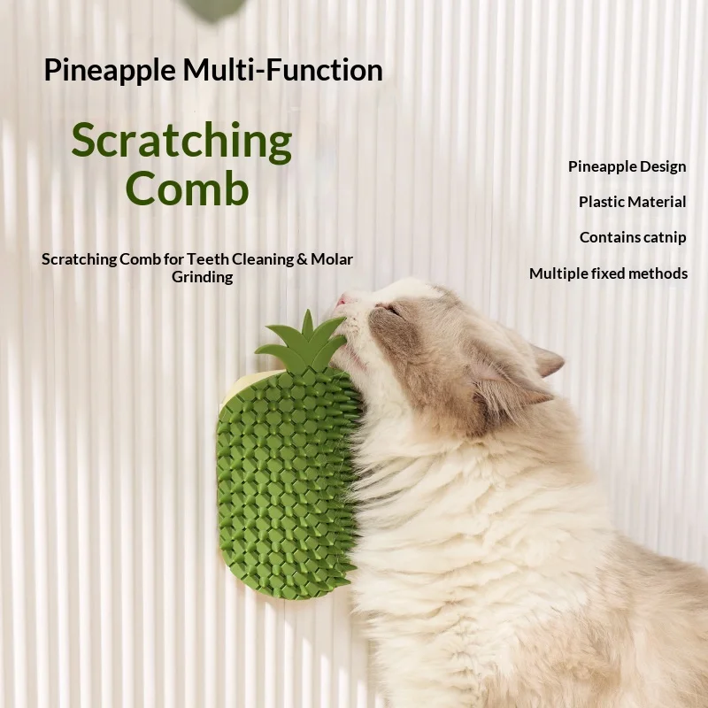 

Pineapple Shaped Pet Cat Scratching Post Wall Corner Cat Scratch Remover Gadget Pet Supplies Cat Toys