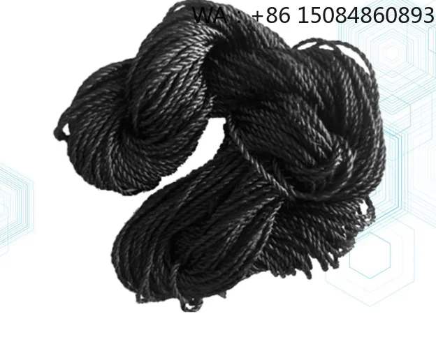 2-6mm carbon fiber woven rope, eco-friendly and high strength, for high temperature field binding and sewing