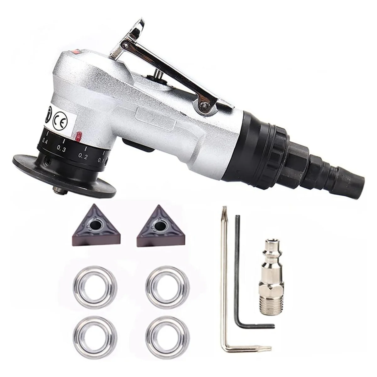 New Manual Pneumatic Chamfering Machine, Mini Portable Linear Chamfering Power Tools, 45 Degree Metal Trimming Kit