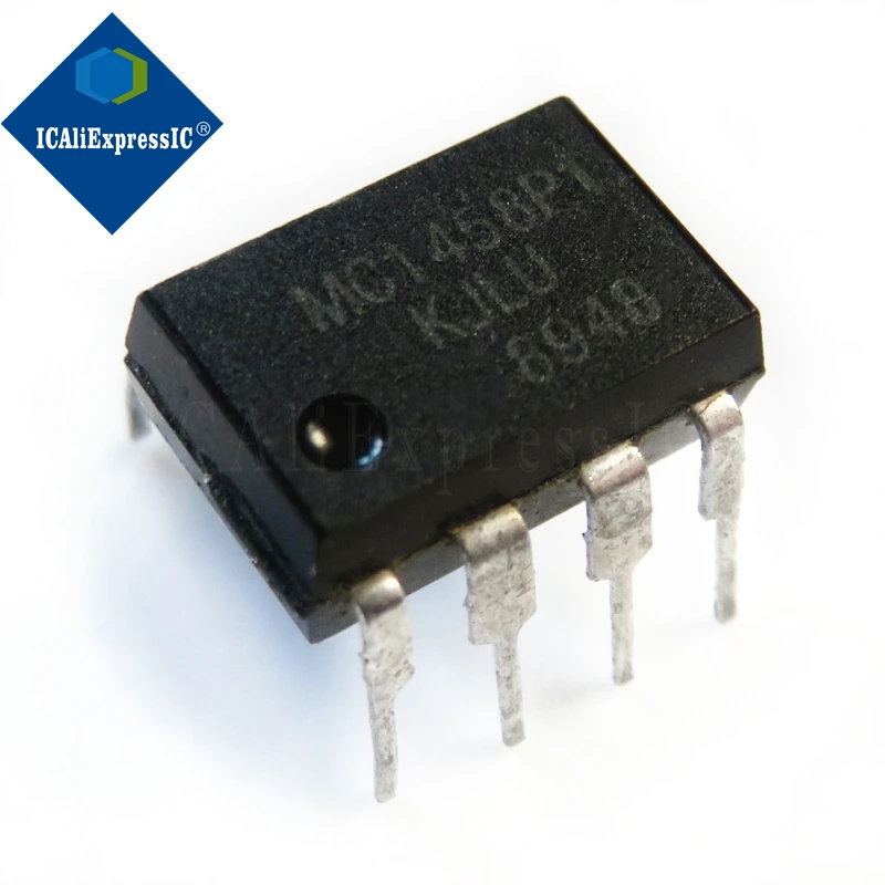 10pcs/lot MC1458CP1 MC1458P1 MC1458CP MC1458N MC1458 DIP-8 In Stock