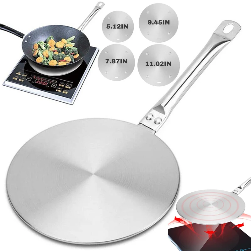 Stainless Steel Heats Conduction Plates Induction Cooker Diffuser Plate Electric Stove Protector Kitchen Cooking Accessories