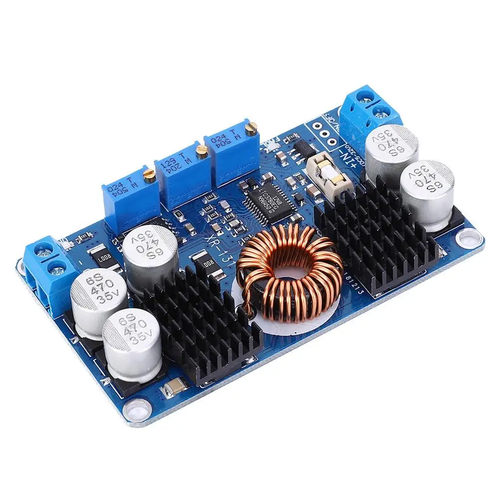 High-Frequency LTC3780 DC-DC Power Supply Module with Short Circuit - Compact 77.6x46.5x15mm