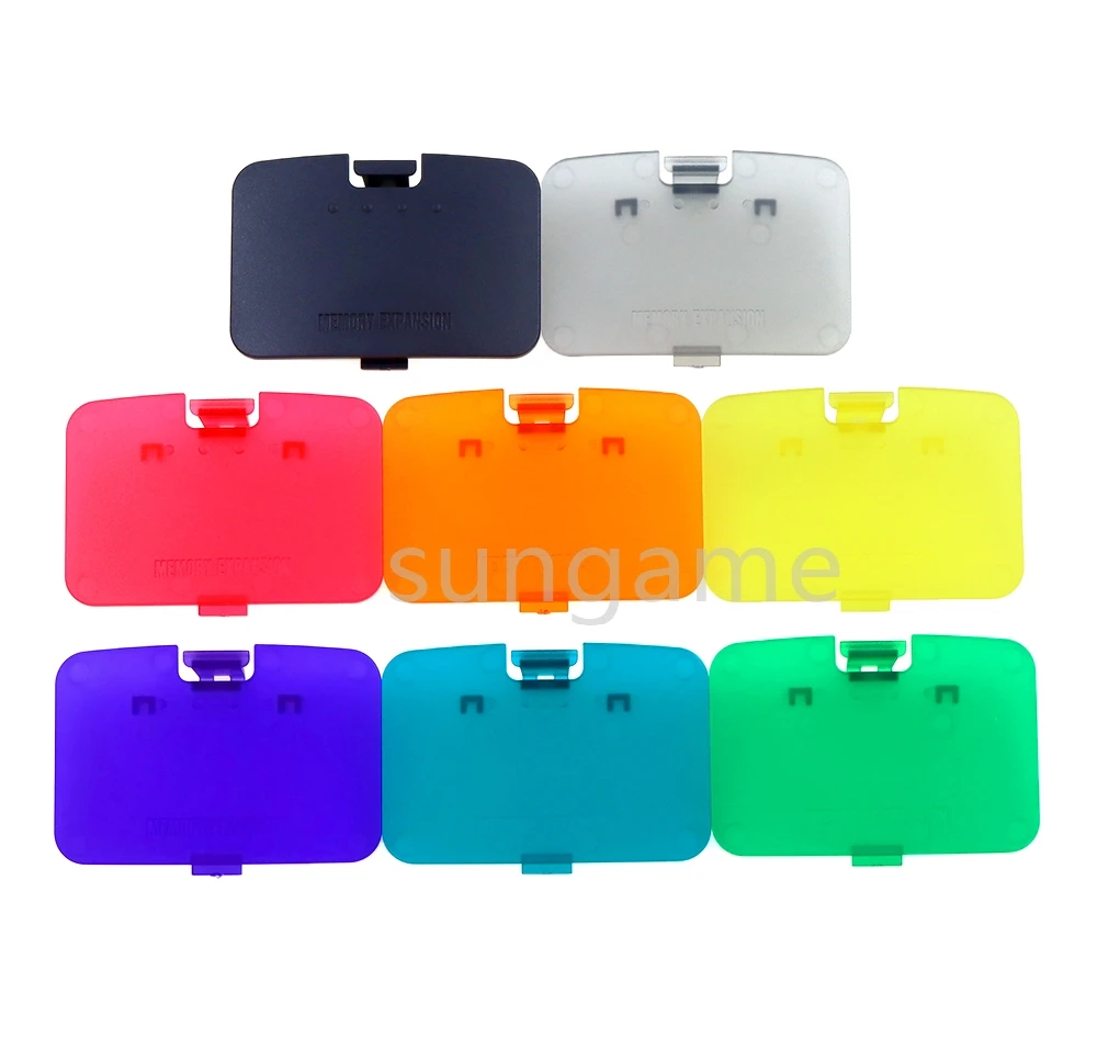 80pcs Repair For N64 Door Cover Jumper Pak Lid Memory Expansion Pack Card Slot Cover