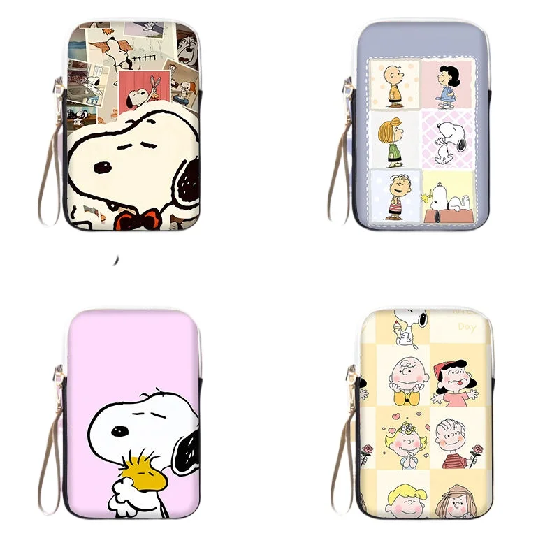 

Disney Stitch Snoopy laptop bag protective cover for Lenovo Apple Huawei Matebook 10 12 13 14 15 inch pu waterproof storage bag