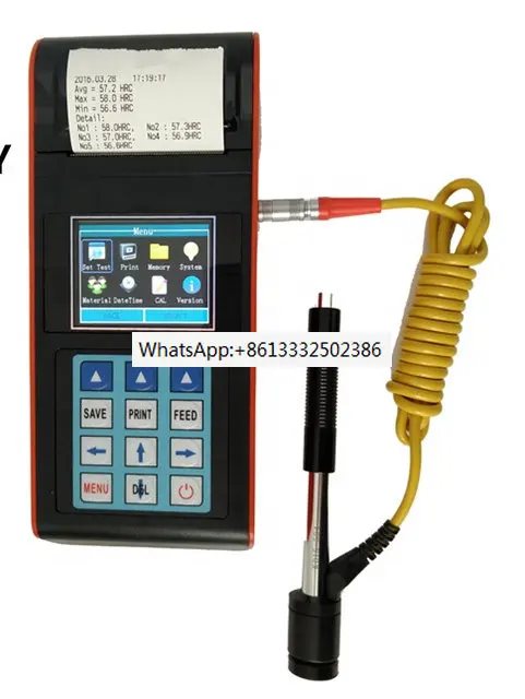 

Portable hardness tester with HB HRC HLD HV HS HRA HRB test