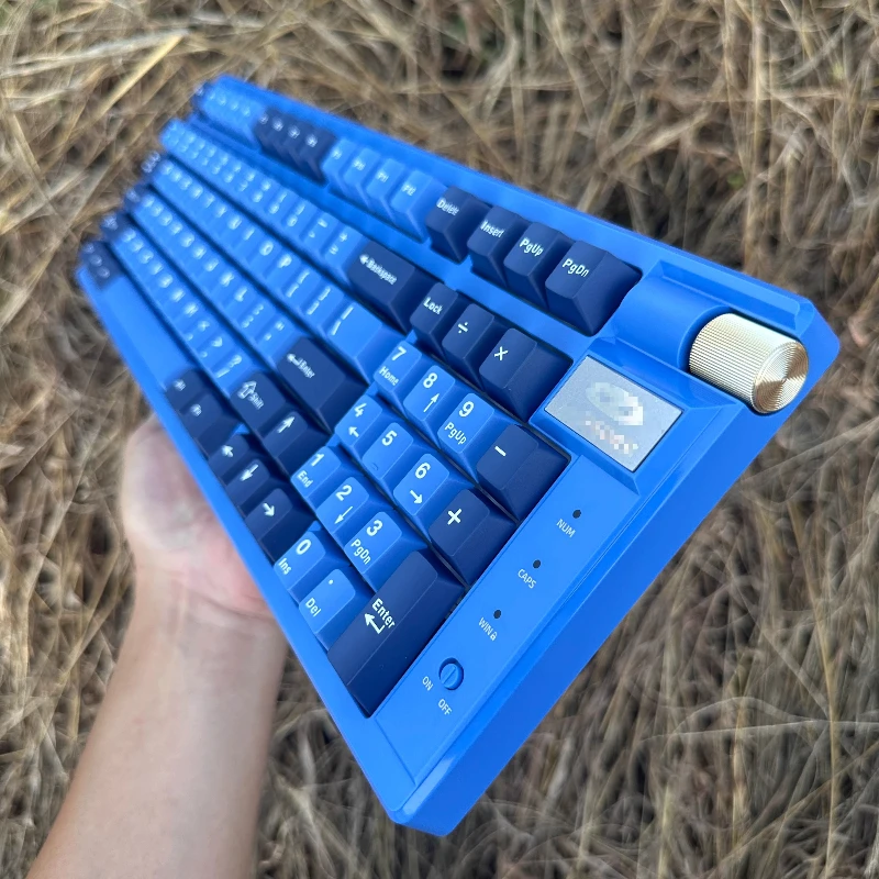 Gas MK98 Tri-Mode Mechanical Keyboard Mahjong Sound Bluetooth Wireless Hot-Swappable Gaming Keyboard