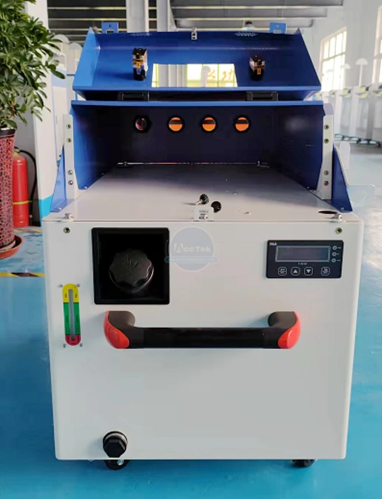 1000W 1500W Mini Tragbare Laser Rost Entfernung Faser Laser Reinigung Maschine