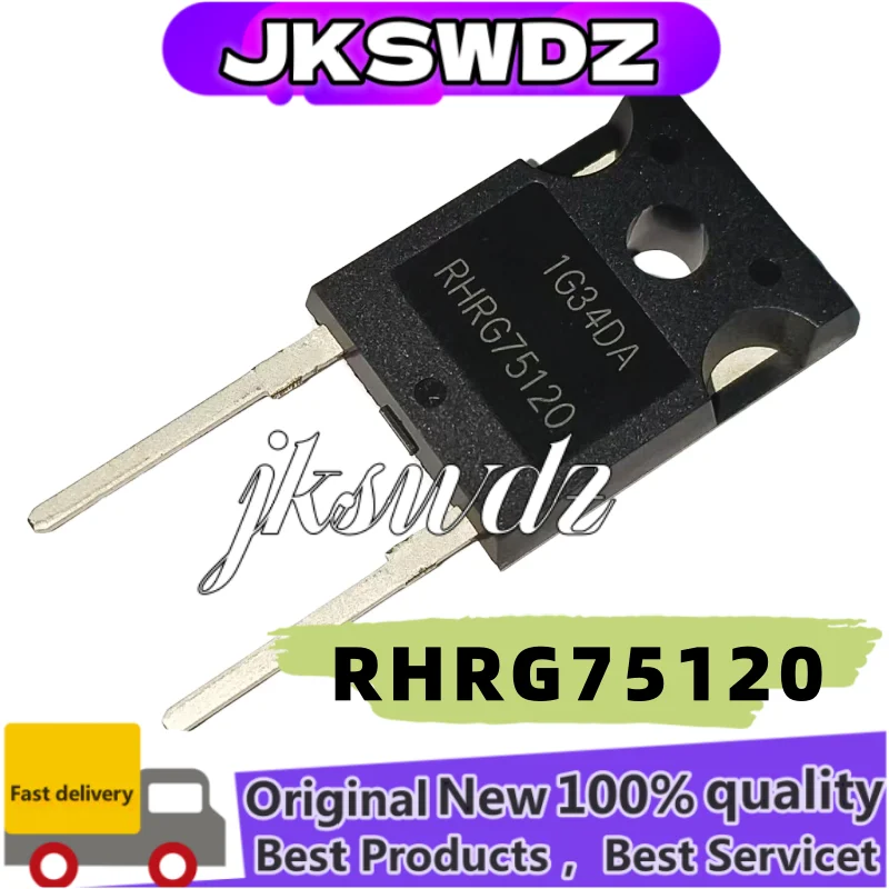 

10PCS/lot New And Original RHRG75120 75120 1200V 75A TO-247