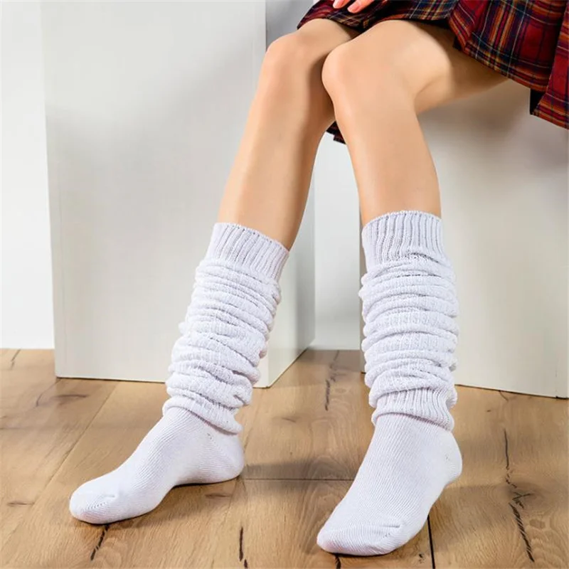 Japan Slouch Socks Loose Boots Stockings Lolita Sweet Girl Leg Warmers Knitted Foot Cover Warmer Socks Lengthen Heap Heap Socks