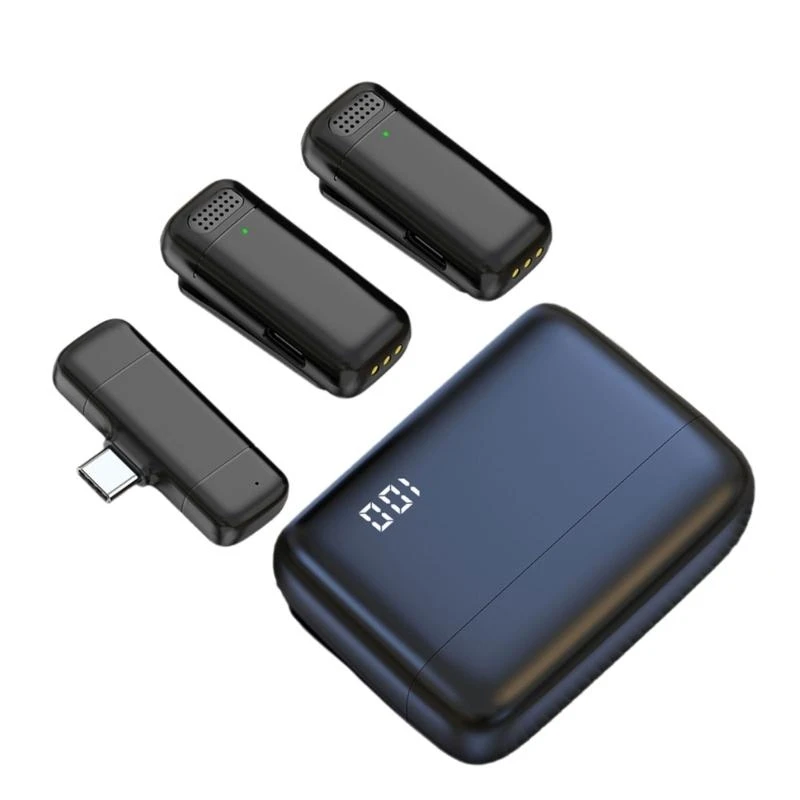 Wireless Lavalier Lapel Microphones for CellPhone Computer Laptops E65A