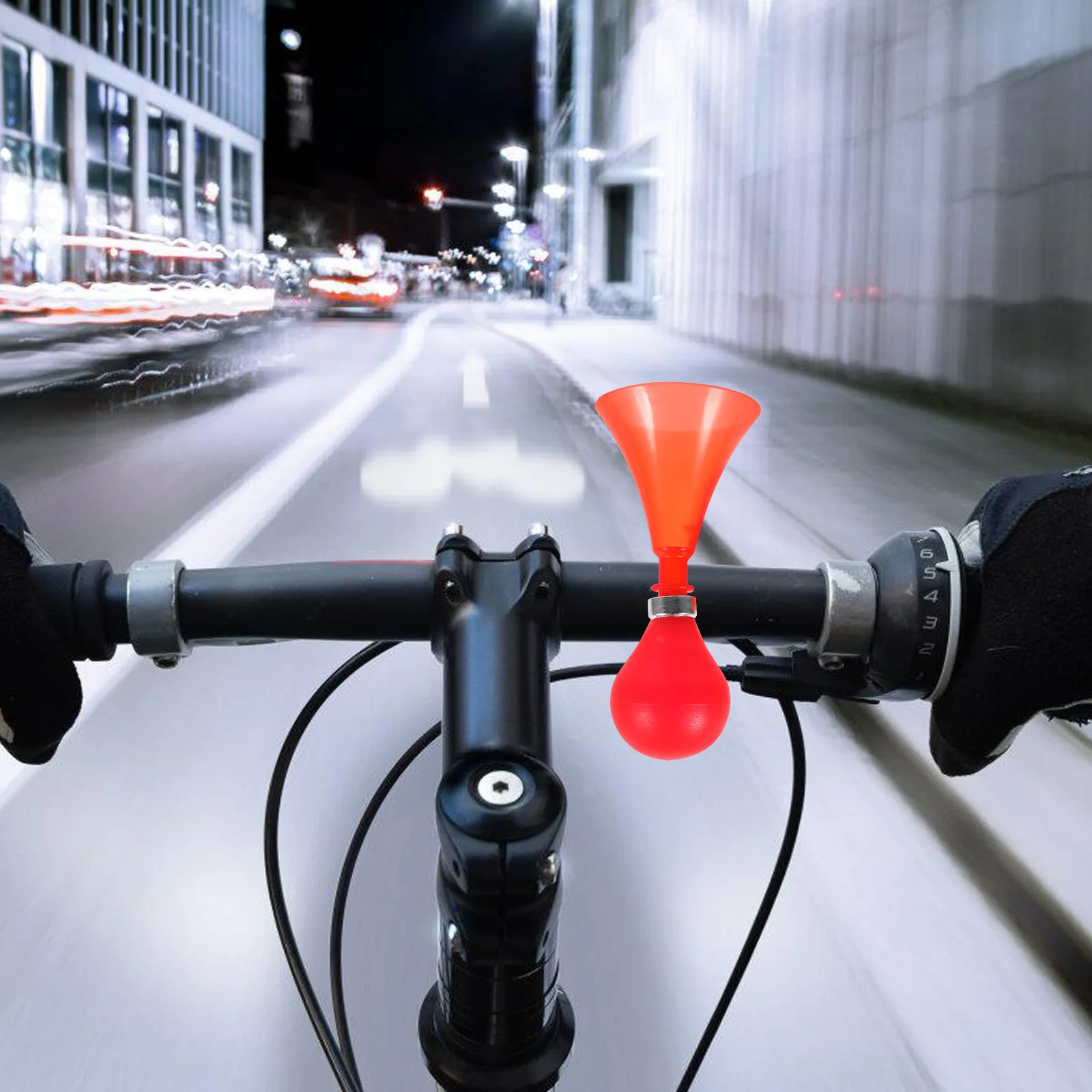 

2Pcs Bike Squeeze Horn Bell High-End Material Durable Attractive Design Loud Clear Sound for Kids Bicycles Scooters Rainy