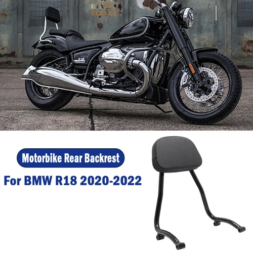 BMW R18 2020-2022 등받이 승객 시시 바 쿠션 패드 그랩 핸들 오토바이 크루저 자전거 R18 R 18