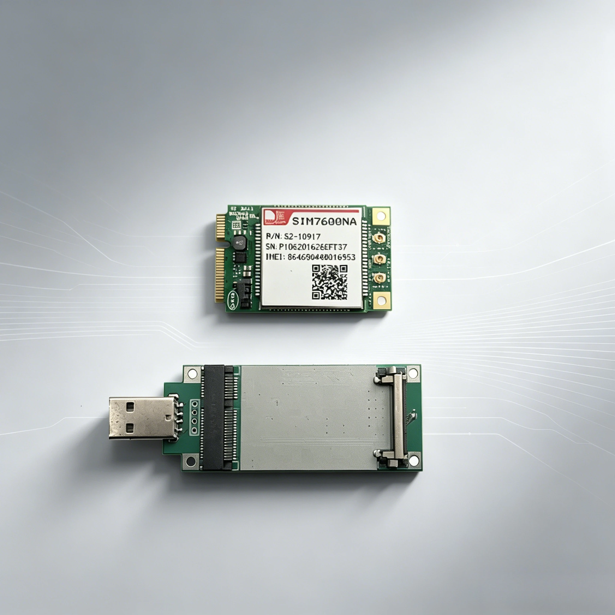 simcom-cat1-4g-sim7600na-mini-pcie-lte-module-with-gps-4g-antenna-usb-adapter-b2-b4-b5-b12-b13-b14-b25-b26-b66-b71-north-america