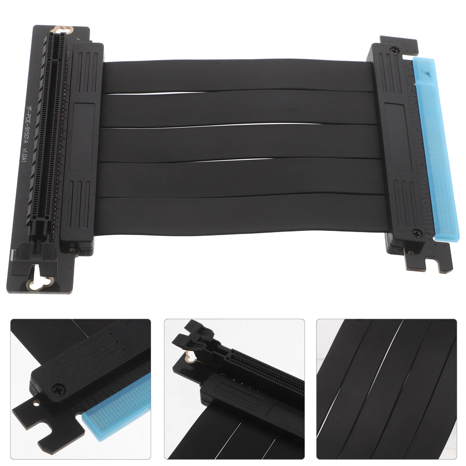 

Shielded Pcie 3.0 10cm Emi Protected Pcie Riser Cable Full Speed Vertical GPU Mount Graphics Card Extender