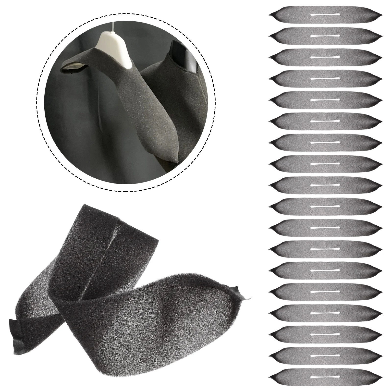 

50 Pcs Hanger Sponge Cover Clothes Accessory Protective Suit Hangers Boy Clothing Anti-slip Sponges