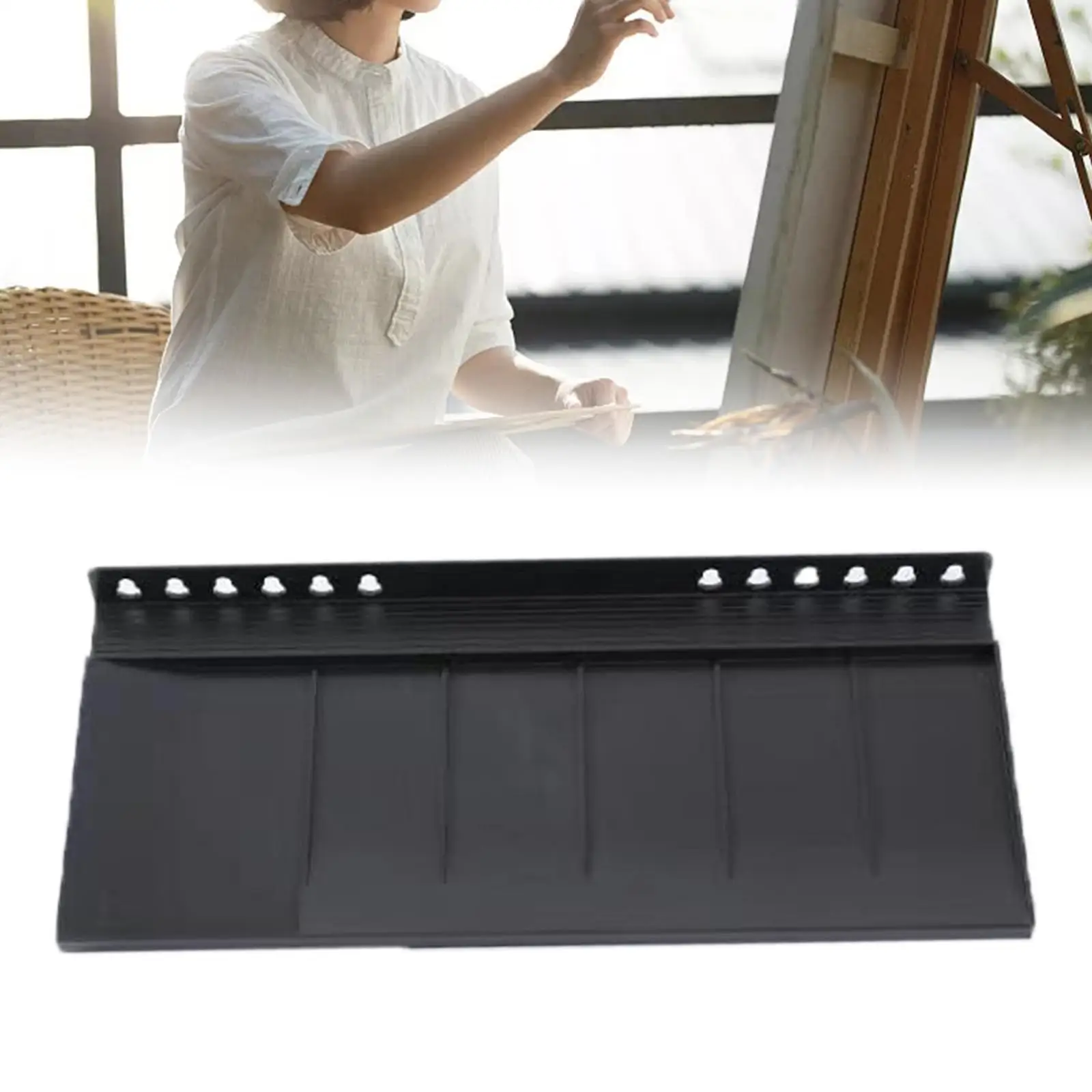 

Easel Tray Shelf Detachable Universal Easy to Install Paints Storage Tray