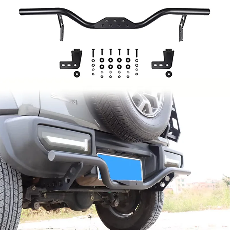 Anti-Collision Front & Rear Bumper Guard Bar, Rear Bumper Protection Bar for 2023-2025 Suzuki Jimny 5-door Accessories