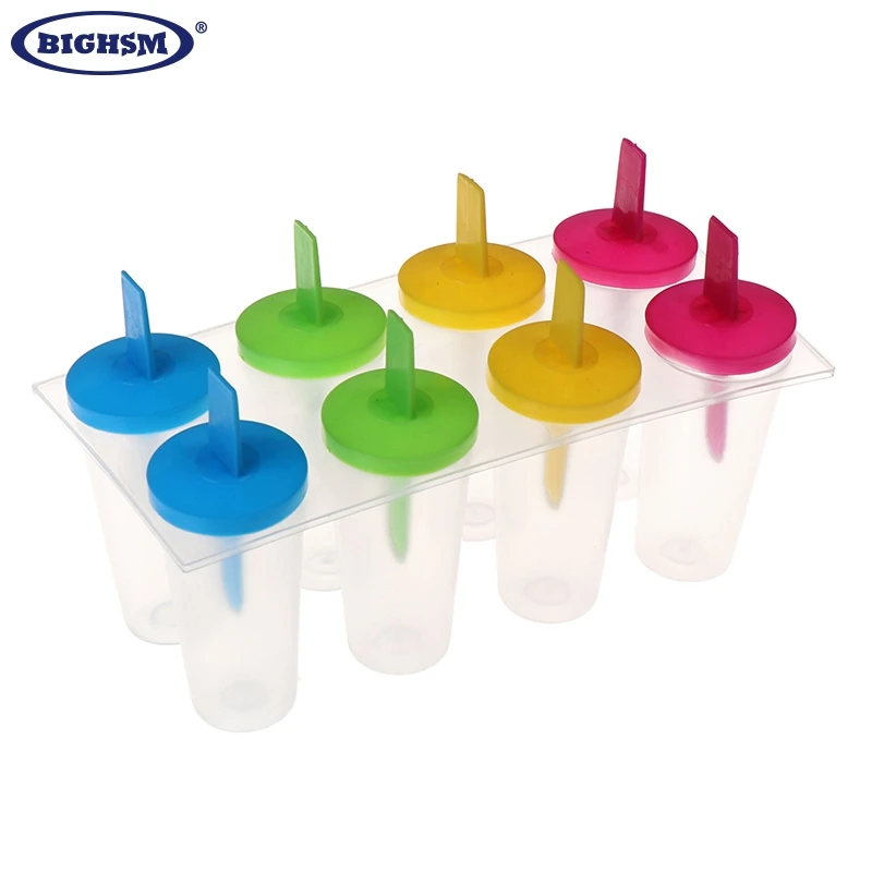 

7Pcs/8Pcs Ice Cream Lolly Maker Form DIY Pop Mould Frozen Popsicle Yogurt Molds Tools