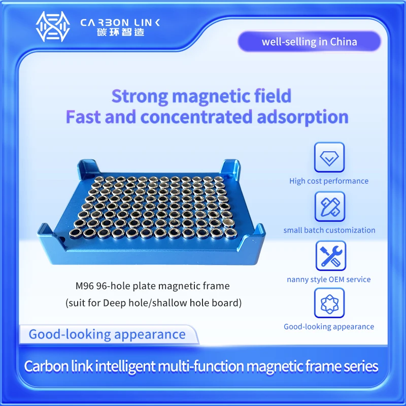 بطل المبيعات الصينية 96 رف مغناطيسي جيدًا M96 لوحة مغناطيسية أوتوماتيكية ذات 96 فتحة بالإضافة إلى Permagen بسعر 40%