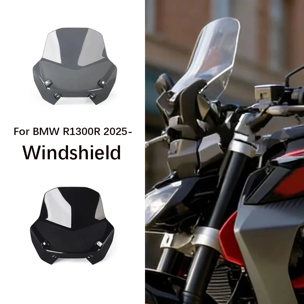FOR BMW R1300 R 1300 R R1300R 2025 2026 New Motorcycle Accessories Windscreen Windshield Wind Deflector Screen Shield Spoiler