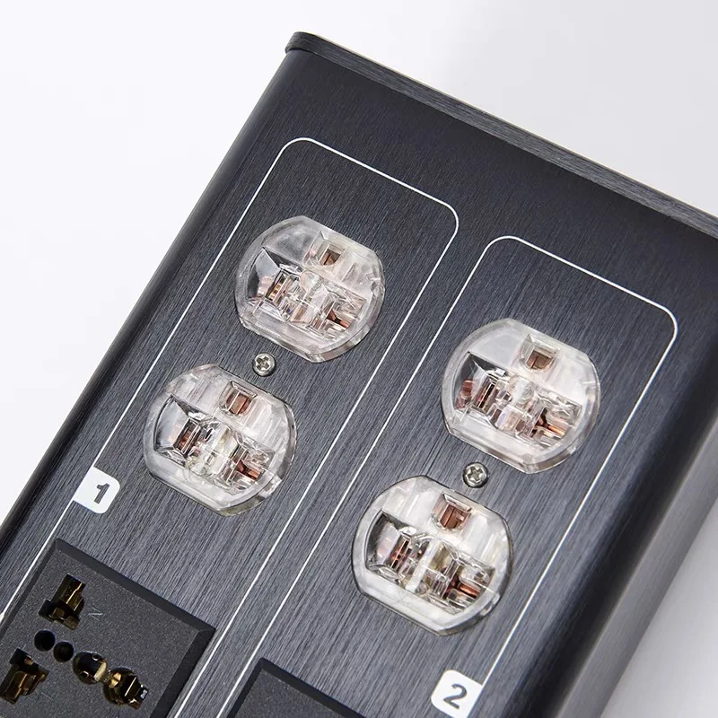 DY-5 Weiduka AC8.8 Высококачественный аудиофильтр, кондиционер переменного тока мощностью 3000 Вт, фильтр питания, очиститель мощности, светодиодный дисплей напряжения