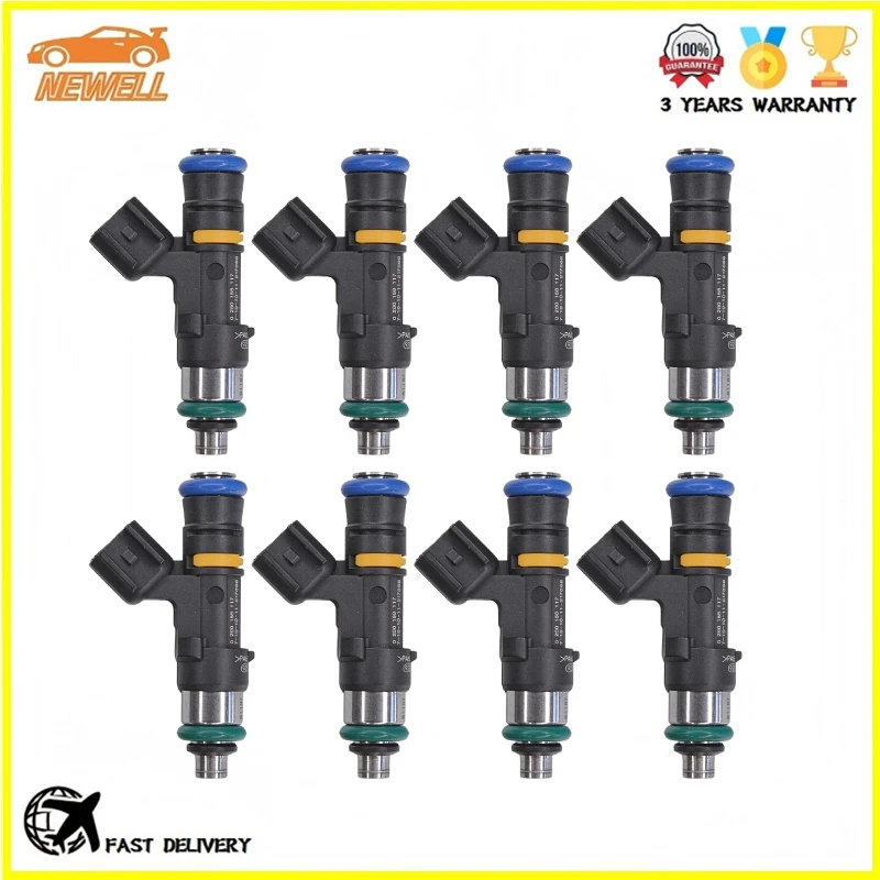 8pcs High Performance 48mm EV14 1000cc E85 High Impedance Fuel Injector 0280158117 For Subaru Or Other Models