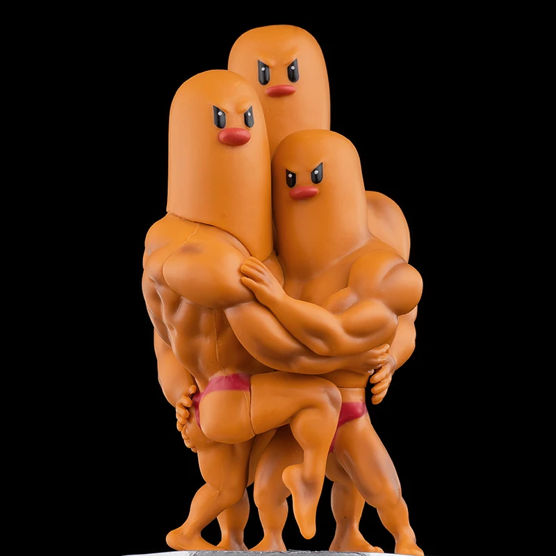 Pokemon GK Dugtrio Three Brothers Action Figures Model Doll Collection Desktop Decoration Toys Movie & TV